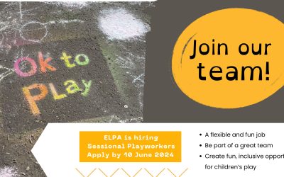 ELPA is hiring sessional Playworkers!
